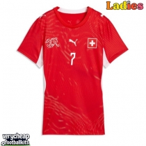 Switzerland Breel Embolo #7 Replica Home Shirt Ladies World Cup 2026 Short Sleeve